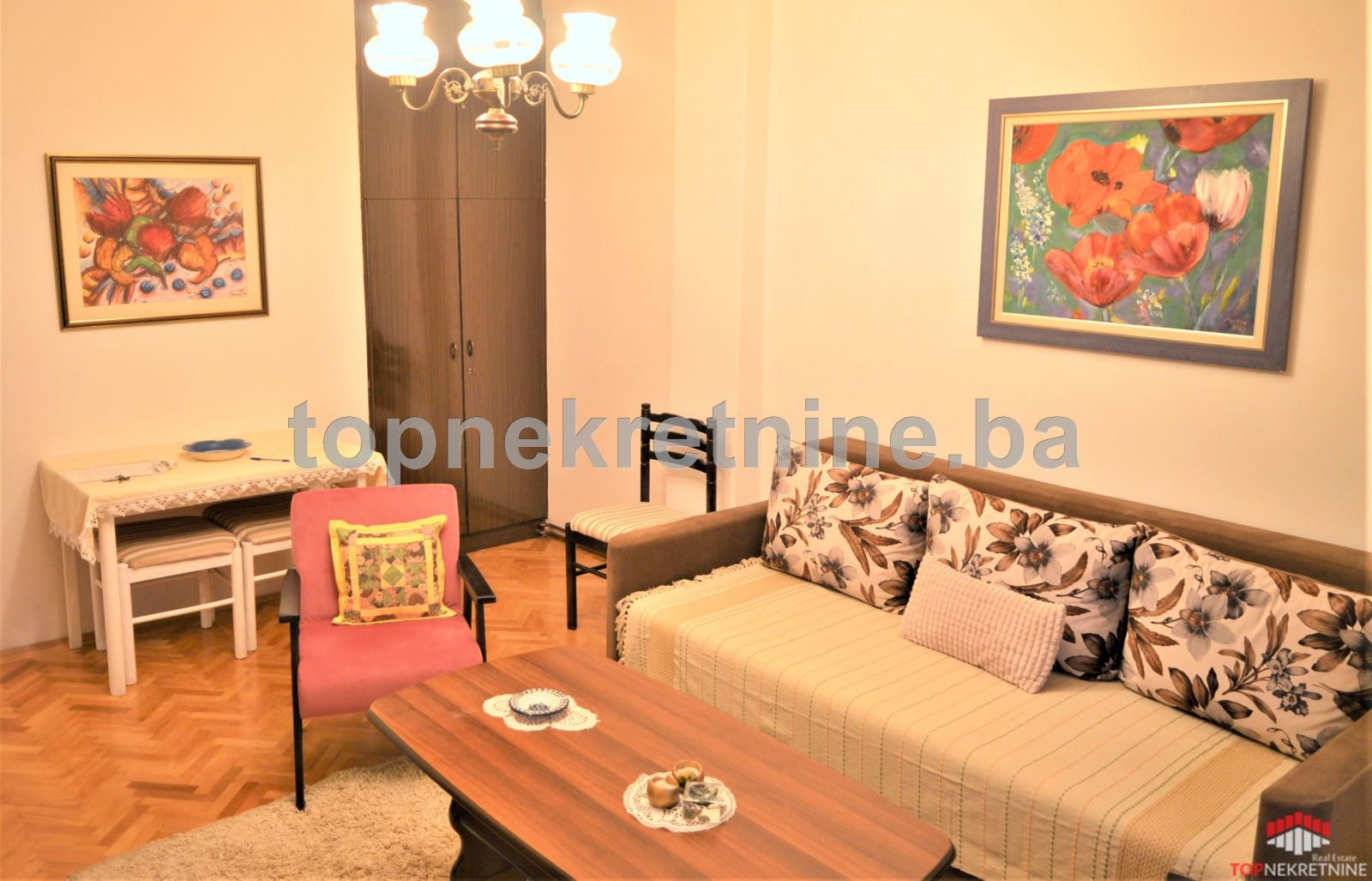Furnished, 1BDR apartment with 51 SqM, with two balconies, Mejtas